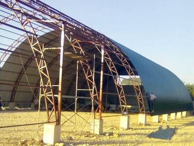 Строительство каркасных ангаров